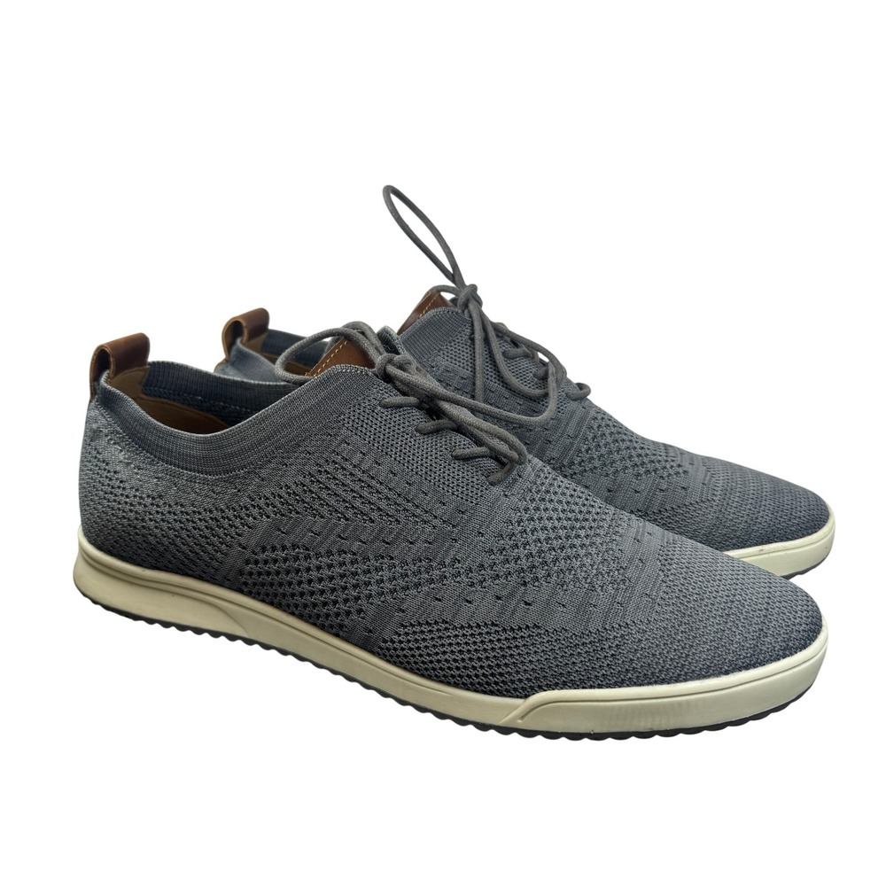 IZOD Breeze Men's‎ Knit Oxford Sneakers Gray Memory Foam Casual Shoes Size 10